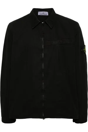 Stone Island Compass-badge cotton jacket