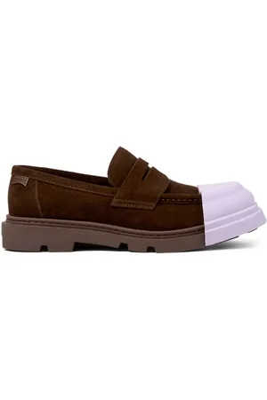 Camper Junction removable-toecap suede loafers