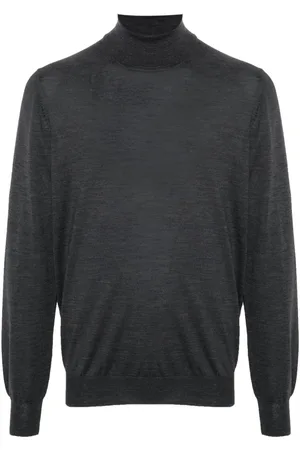 LARDINI Fine-knit virgin wool jumper