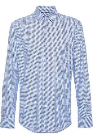 HUGO BOSS Graphic-print long-sleeve shirt