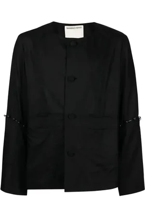 Namacheko Bead-embellished wool shirt jacket