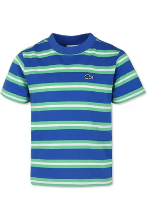 Lacoste Logo-embroidered striped T-shirt