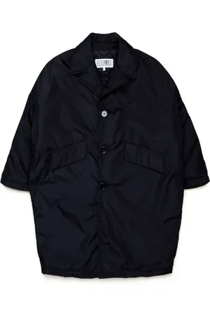 Maison Margiela Logo-embroidered padded coat
