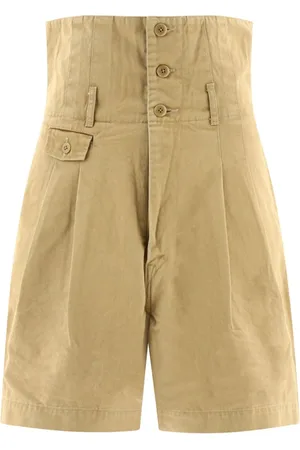 KAPITAL Baloon cotton-twill shorts