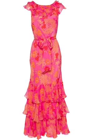 RIXO London Rio floral-print silk maxi dress