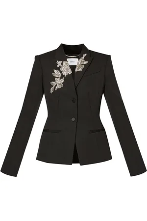 Erdem Crystal-embellished tailored blazer