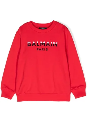 Balmain Logo-print cotton sweatshirt