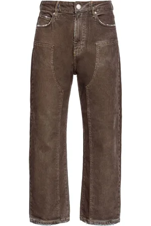 Pinko Mixer panelled straight-leg jeans