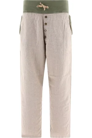 KAPITAL 2 Tone Nouvelle linen trousers