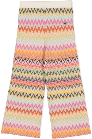 Missoni Zigzag-woven knitted trousers