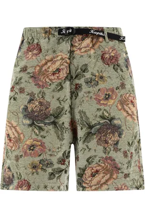 KAPITAL Gobelin Easy floral-print shorts