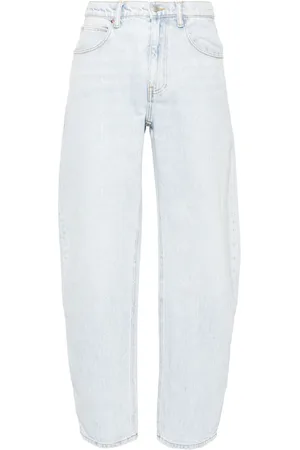 Alexander Wang High-rise tapered jeans