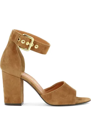 Via Roma Ankle strap leather sandals