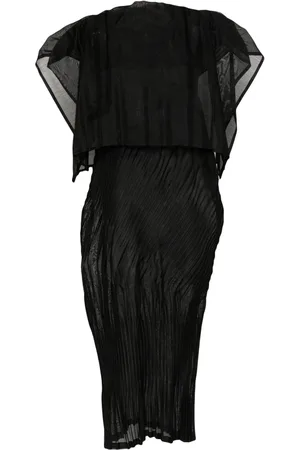 Issey Miyake Cumulus sheer midi dress