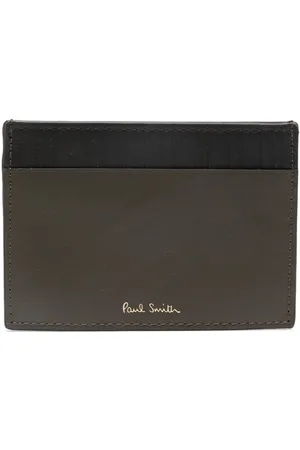 Paul Smith Logo-stamp leather cardholder