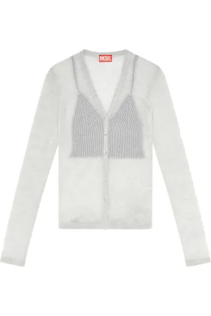 Diesel Layered-effect knitted cargidan