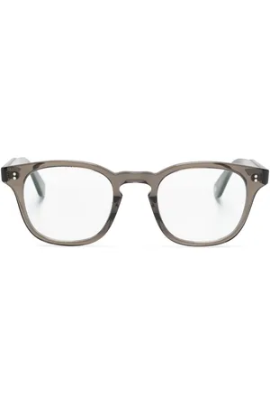 GARRETT LEIGHT Ace II square-frame glasses