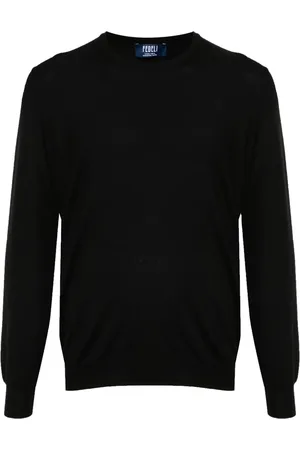 FEDELI Fine-knit virgin-wool jumper