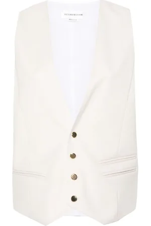 Victoria Beckham V-neck buttoned waistcoat