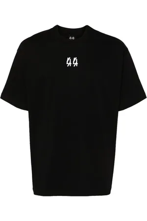 44 Label Group Lasered cotton T-shirt