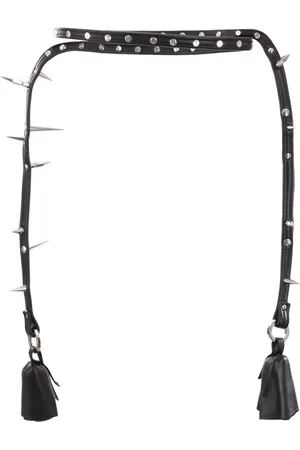 JORDAN LUCA Spiked leather belt