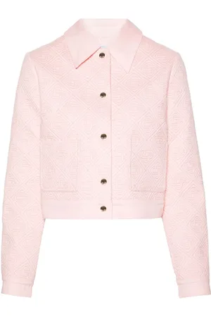 Casablanca Logo-quilted shirt jacket