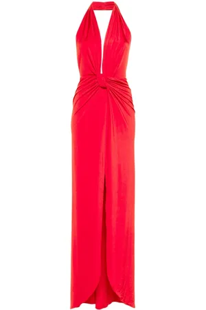 NISSA Open-back maxi dress