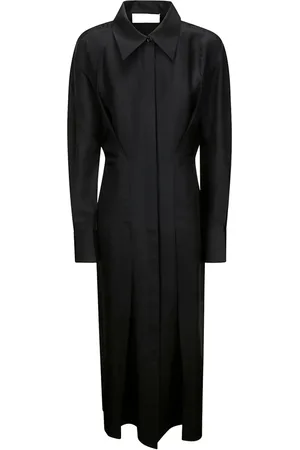 Rohe Long-sleeve silk shirt dress