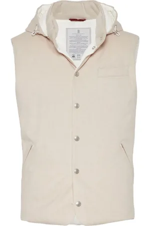 Brunello Cucinelli Padded hooded wool gilet