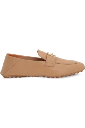 Fendi Baguette leather loafers