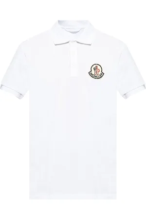 Moncler Logo-patch cotton polo shirt
