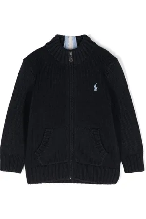 Ralph Lauren Polo Pony-embroidered cotton cardigan
