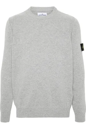 Stone Island Compass-badge knitted jumper