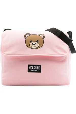 Moschino Teddy Bear-print changing mat and bag set