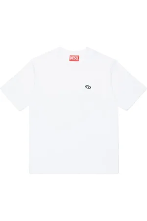 Diesel Logo-patch cotton T-shirt