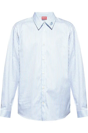 Diesel S-Turner striped cotton shirt