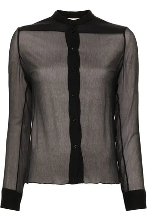 Chloé Chiffon-crepe silk shirt