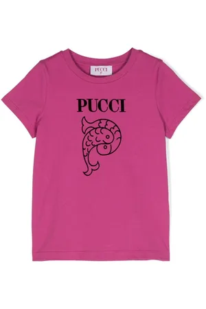 PUCCI Junior Logo-print cotton T-shirt