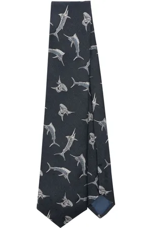 Ralph Lauren Marlin-print tie