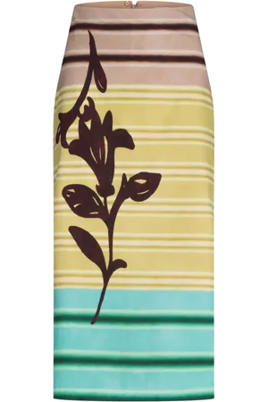 Silvia Tcherassi Atira organic cotton midi skirt