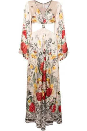 Camilla Printed flared sleeve dress