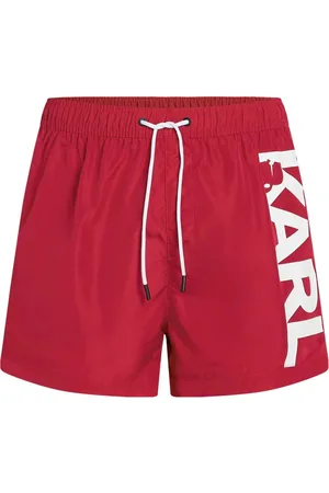 Karl Lagerfeld Logo-print swim shorts