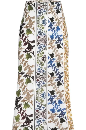 Silvia Tcherassi Atira organic cotton midi skirt