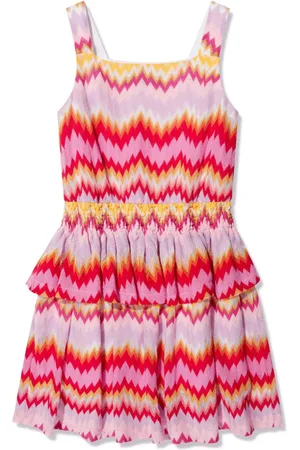 Missoni Panelled zigzag-print dress