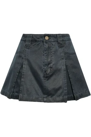 tout a coup Pleat-detail high-waisted shorts