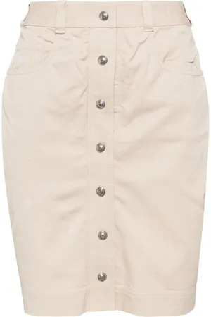 CHANEL 1997 high-rise cotton skirt