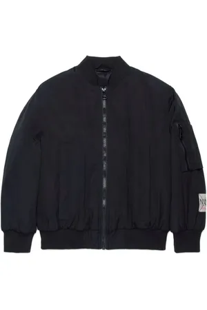 Nº21 Logo-appliqué bomber jacket