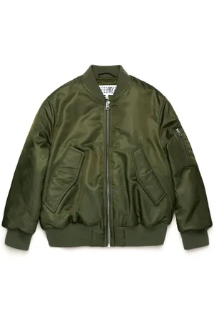 Maison Margiela Logo-embroidered bomber jacket
