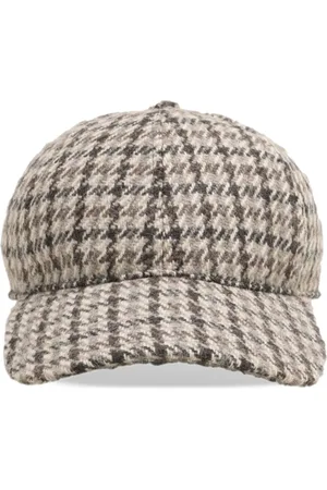 Ami Houndstooth wool cap