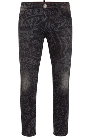 Philipp Plein Tattoo-print skinny jeans